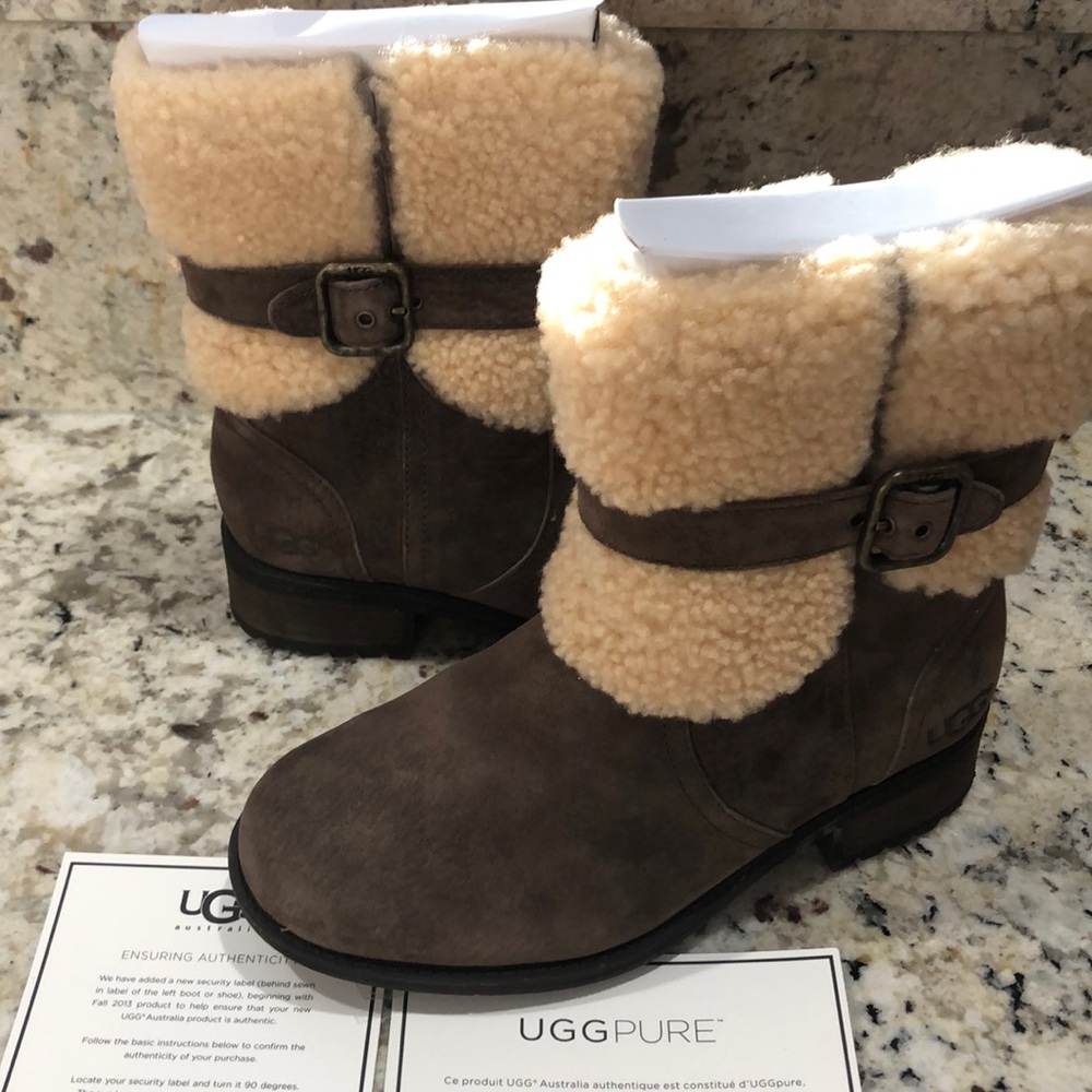 UGG Blayre II Brown Suede Women’s Boots - Picture 1 of 6